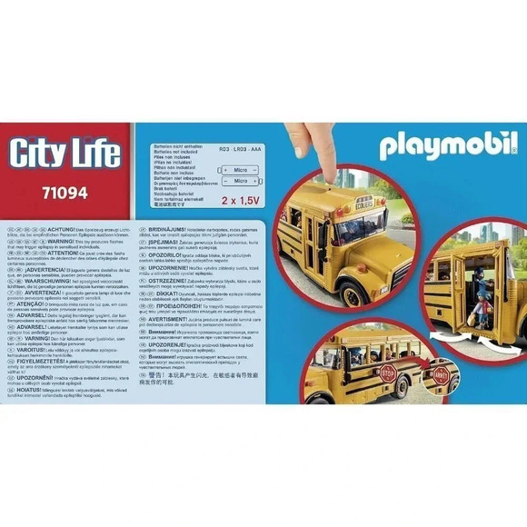 Orange Kids Toy Playmobil  School Bus - Picture 4 of 11